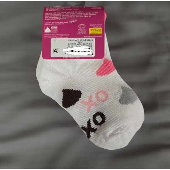 NWT Hershey's Kisses Girls T-Shirt & Ankle Socks 3 Pack / 2T-3T - Picture 5 of 5